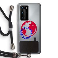 Run The World: Huawei P40 Pro Transparant Hoesje met koord