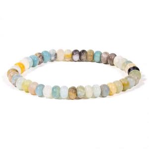 Edelsteen Armband Amazoniet Ovale Kralen