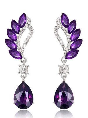 Water Laten vallen Kristal oorbellen Water Laten vallen Kristal oorbellen