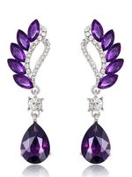 Water Laten vallen Kristal oorbellen - thumbnail