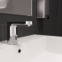 Elektronische Wastafelkraan HansGrohe Vernis Blend Koud Water en Netstroom Chroom