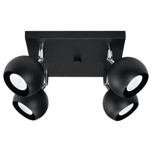 Plafondlamp OCULARE 4 zwart