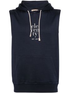 Eleventy débardeur à logo imprimé - Bleu