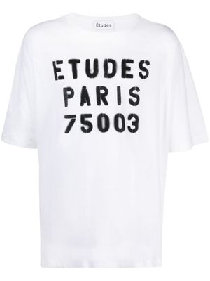 Études Studio t-shirt à logo - Blanc