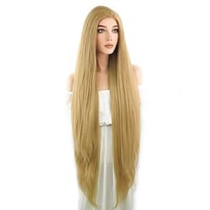 prinses verwarde rapunzel lange rechte yaki blonde cosplay feestpruiken halloween pruiken Lightinthebox