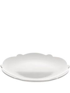 Alessi assiette ronde à bords festonnés - Blanc