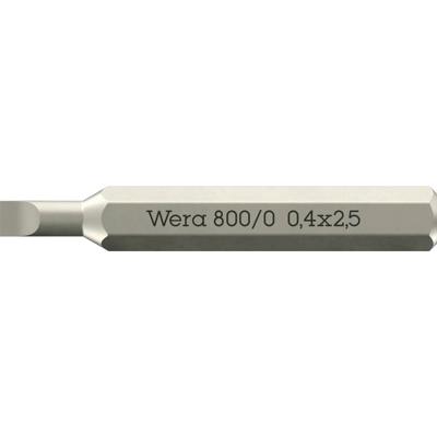 Wera 800 Micro Gleuf-bit 2.5 mm 1 stuk(s)