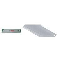 Bosch Set van 10 afbreekmesjes 18 mm (hoogwaardig SK5-staal, 7 afbreekonderdelen opbergkoffer)