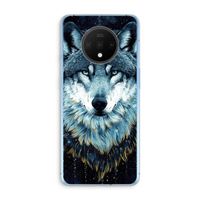 Darkness Wolf: OnePlus 7T Transparant Hoesje