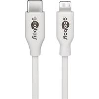 Goobay Apple iPad/iPhone/iPod Verbindingskabel [1x USB-C stekker - 1x Apple dock-stekker Lightning] 1 m Wit - thumbnail