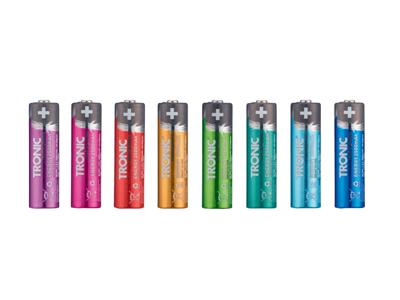 TRONIC Oplaadbare batterijen 8-pack (AA)