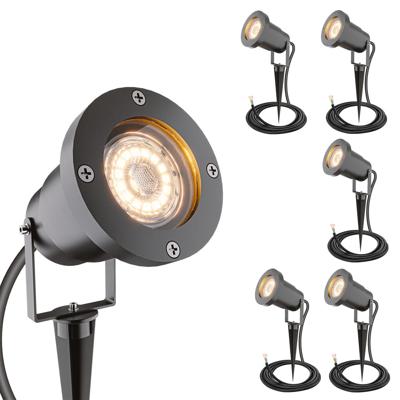 Sydney - 6x Prikspot XL - Aluminium - Zwart - IP65 waterdicht - Geschikt voor GU10 spot - 20 watt - 3 jaar garantie
