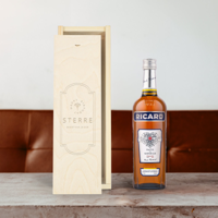 Ricard Pastis - in gegraveerde kist