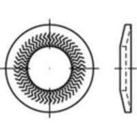 Grendelschijven 4 mm 10.2 mm Verenstaal Verzinkt 250 stuk(s) 159396 - thumbnail