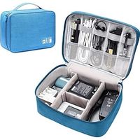 elektronica-organizer, universele reiskabel-organizer tas, waterdichte opbergkoffers voor elektronica-accessoires, oplader, telefoon, USB, SD-kaart, harde schijven, powerbank, snoeren 9,45 7,09 3,94 inch Lightinthebox - thumbnail