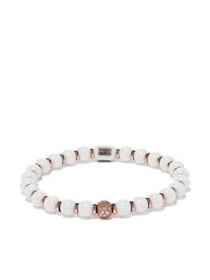 Roberto Demeglio bracelet en or rose 18ct orné de diamants et de céramique