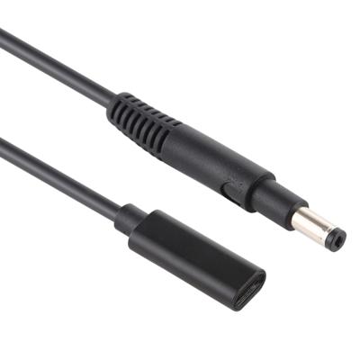 USB-C/type-C naar 4 8 x 1.7 mm voedings adapter oplader kabel