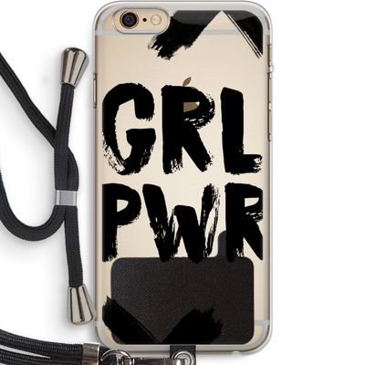 Girl Power #2: iPhone 6 PLUS / 6S PLUS Transparant Hoesje met koord