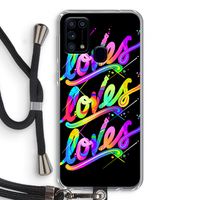 Loves: Samsung Galaxy M31 Transparant Hoesje met koord