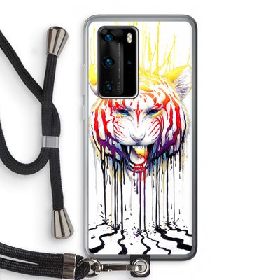 Fading: Huawei P40 Pro Transparant Hoesje met koord