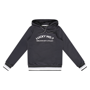 Lucky No. 7 Jongens hoodie - Zwart