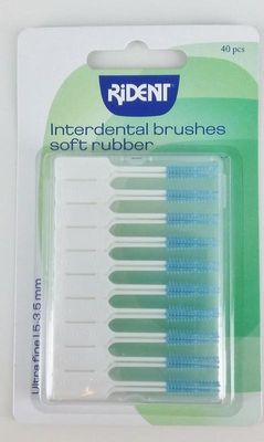 Interdental brushes soft rubber