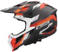 LS2 crosshelm "mx703 x-force phantom" helmet mx703 x-force phantom matt or/red l