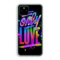 Only Love: Google Pixel 5 Transparant Hoesje