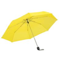 Opvouwbare mini paraplu - geel - 96 cm - Voordelige kleine paraplu - Regenbescherming