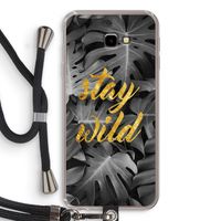 Stay wild: Samsung Galaxy J4 Plus Transparant Hoesje met koord