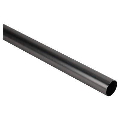 Leen Bakker - Gordijnroede 240cm - Zwart - Ø28mm (2016379) - Metaal - Grijs