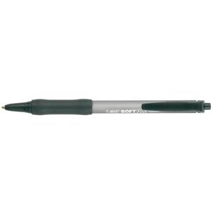 12x Bic Soft Feel balpen zwart medium