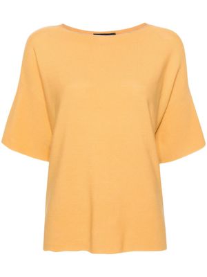 Fabiana Filippi pull en coton biologique - Jaune