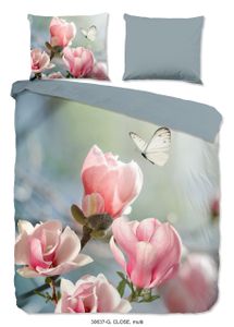 Good Morning Dekbedovertrek "bloemen" - Multi - (240x200/220 cm) - Katoen