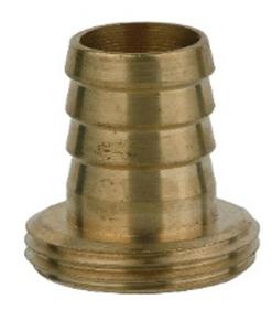 Kirchhoff Messing slangkoppeling mannelijk deel, blank, 3/4"ET x 3/4"mondstuk - 987389348