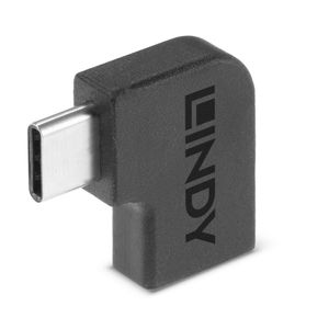 Lindy 41894 tussenstuk voor kabels USB 3.2 Type C Zwart