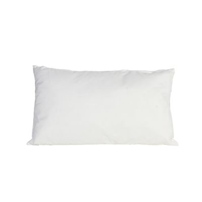 1x Bank/sier kussens voor binnen en buiten in de kleur wit 30 x 50 cm