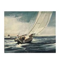 Canvas Schilderij Sail Boat