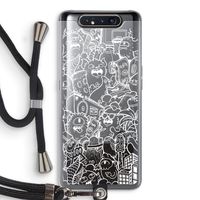 Vexx City #2: Samsung Galaxy A80 Transparant Hoesje met koord