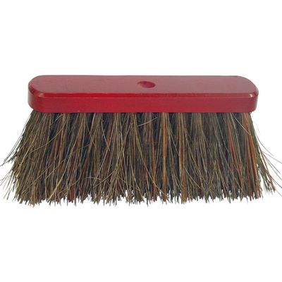 Bezemkop buiten - bruin - FSC hout/natuurvezel - 30 cm