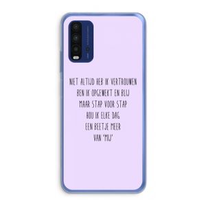 Zelfvertrouwen: Xiaomi Redmi 9T Transparant Hoesje