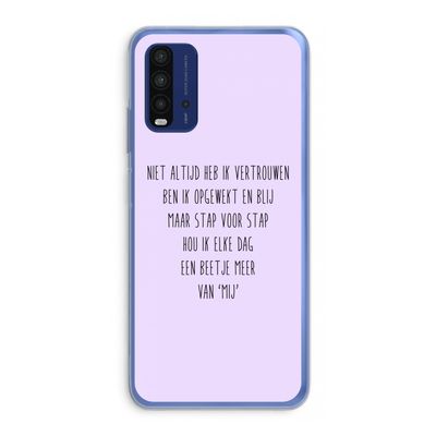 Zelfvertrouwen: Xiaomi Redmi 9T Transparant Hoesje