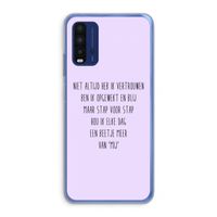 Zelfvertrouwen: Xiaomi Redmi 9T Transparant Hoesje