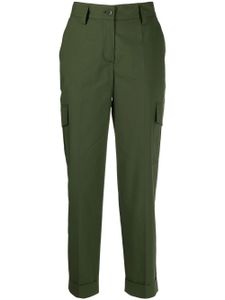 P.A.R.O.S.H. pantalon court à taille haute - Vert