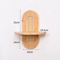 BohemiaCraft Handgeweven Rotan Wandplank