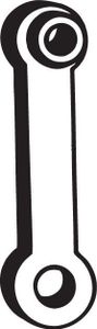 Rubberstrip, uitlaatsysteem 255224