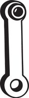 Rubberstrip, uitlaatsysteem 255224