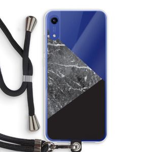 Combinatie marmer: Honor Play 8A Transparant Hoesje met koord