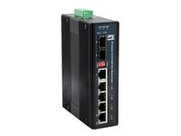 LevelOne IES-0620 netwerk-switch Gigabit Ethernet (10/100/1000) Power over Ethernet (PoE) Zwart - thumbnail