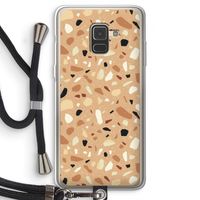 Terrazzo N°17: Samsung Galaxy A8 (2018) Transparant Hoesje met koord